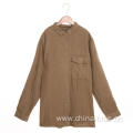 men's soft linen long sleeve shirt